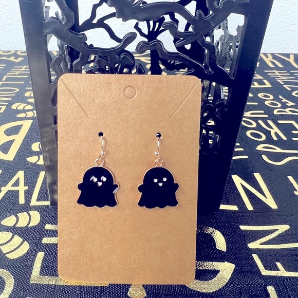 Halloween Earrings - Ghost - Picture 1 of 3